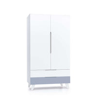 Armadio bambini (2 porte/2 cassetti) stile nordico · Style A347