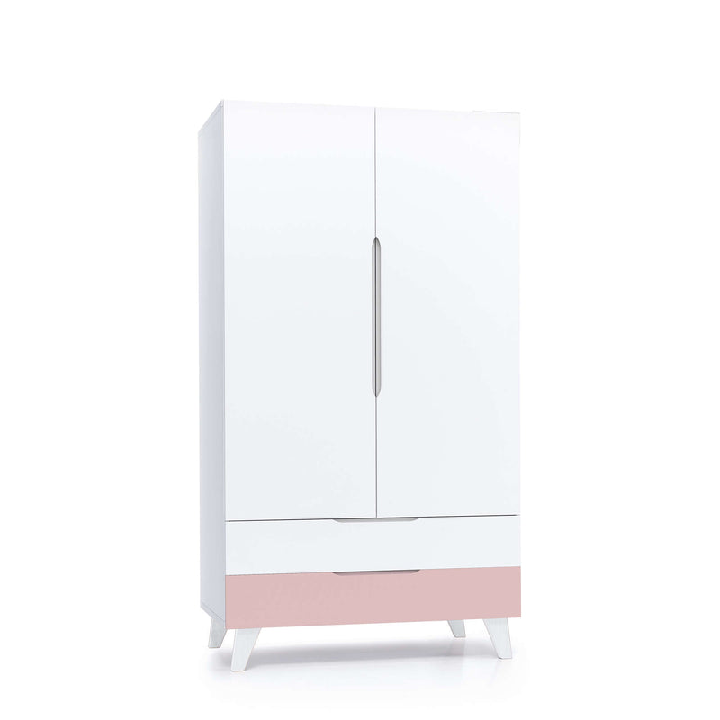Armadio bambini (2 porte/2 cassetti) stile nordico · Style A347