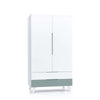 Armadio bambini (2 porte/2 cassetti) stile nordico · Style A347