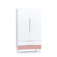 Armadio bambini (2 porte/2 cassetti) stile nordico · Style A347