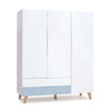 Armadio per bambini (3 porte) in stile nordico gambe in legno · A447R Lifestyle Plus+