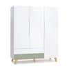 Armadio per bambini (3 porte) con gambe in legno · A447R Nomad Plus+