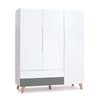 Armadio per bambini (3 porte) in stile nordico gambe in legno · A447R Lifestyle Plus+