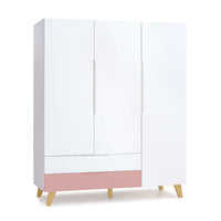 Armadio per bambini (3 porte) con gambe in legno · A447R Nomad Plus+