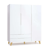 Armadio per bambini (3 porte) con gambe in legno · A447R Nomad Plus+