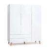 Armadio per bambini (3 porte) in stile nordico gambe in legno · A447R Lifestyle Plus+