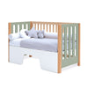 Lettino co-sleeping 60x120 cm (5in1) legno/verde oliva · Occa C166-M9556