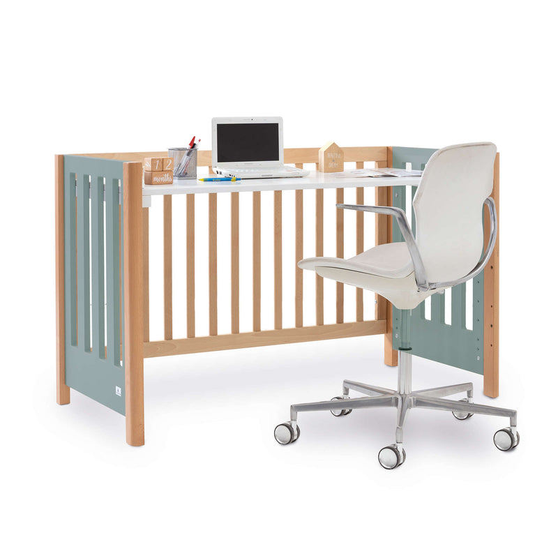 Lettino co-sleeping 60x120 cm (5in1) legno/verde · Occa C166-M9557