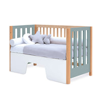 Lettino co-sleeping 60x120 cm (5in1) legno/verde · Occa C166-M9557