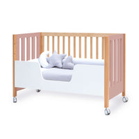 Lettino co-sleeping 60x120 cm (5in1) legno/rosa · Occa C166-M9559