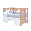 Lettino co-sleeping 60x120 cm (5in1) legno/rosa · Occa C166-M9559