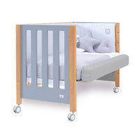 Lettino co-sleeping 60x120 cm (5in1) legno/blu · Occa C166-M9541