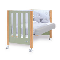 Lettino co-sleeping 60x120 cm (5in1) legno/verde oliva · Occa C166-M9556