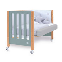 Lettino co-sleeping 60x120 cm (5in1) legno/verde · Occa C166-M9557