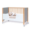 Lettino co-sleeping 60x120 cm (5in1) legno/grigio · Ombra C167-M9558