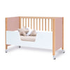 Lettino co-sleeping 60x120 cm (5in1) legno/rosa · Ombra C167-M9559