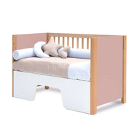 Lettino co-sleeping 60x120 cm (5in1) legno/rosa · Ombra C167-M9559