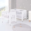 Culla 60x80 cm e lettino 60x120 cm (7in1) bianco · Omni Tre White