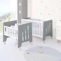 Culla 60x80 cm e lettino 60x120 cm (7in1) antracite · Omni Tre Antracita