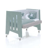 Lettino co-sleeping 60x120 cm (5in1) verde eucalipto · Omni Due Eucalyptus