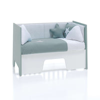 Lettino co-sleeping 60x120 cm (5in1) verde eucalipto · Omni Due Eucalyptus