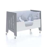 Lettino co-sleeping 60x120 cm (5in1) bianco/antracite · Omni Due Antracita