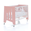 Culla 60x80 cm e lettino 60x120 cm (7in1) rosa · Omni Tre Quarzo