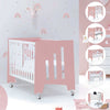 Lettino co-sleeping 60x120 cm (5in1) rosa/bianco · Omni Due Quarzo