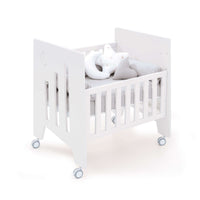 Culla co-sleeping (5in1) con ruote 60x80 cm bianco · Omni Uno White