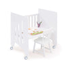 Culla co-sleeping (5in1) con ruote 60x80 cm bianco · Omni Uno White