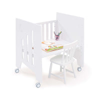 Culla co-sleeping (5in1) con ruote 60x80 cm bianco · Omni Uno White