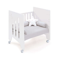 Culla co-sleeping (5in1) con ruote 60x80 cm bianco · Omni Uno White