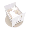 Culla co-sleeping (5in1) con ruote 60x80 cm bianco · Omni Uno White
