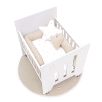 Culla co-sleeping (5in1) con ruote 60x80 cm bianco · Omni Uno White