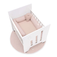 Culla co-sleeping (5in1) con ruote 60x80 cm bianco · Omni Uno White