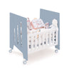 Culla co-sleeping (5in1) con ruote 60x80 cm blu · Omni Uno Blue denim