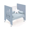 Culla co-sleeping (5in1) con ruote 60x80 cm blu · Omni Uno Blue denim