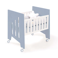 Culla co-sleeping (5in1) con ruote 60x80 cm blu · Omni Uno Blue denim