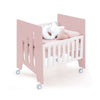 Culla co-sleeping (5in1) con ruote 60x80 cm rosa chiaro · Omni Uno Flamingo