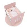 Culla co-sleeping (5in1) con ruote 60x80 cm rosa chiaro · Omni Uno Flamingo