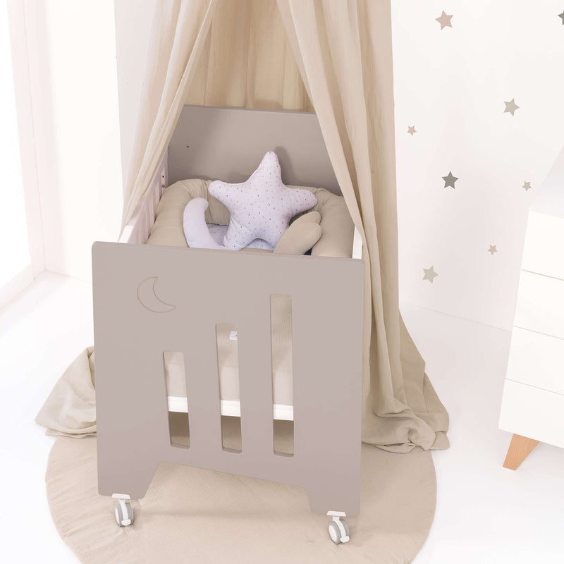 Culla 60x80 cm e lettino 60x120 cm (7in1) beige · Omni Tre Arena