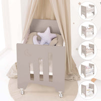 Culla co-sleeping (5in1) con ruote 60x80 cm beige · Omni Uno Arena