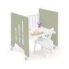 Culla 60x80 cm e lettino 60x120 cm (7in1) verde-oliva · Omni Tre Erba