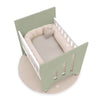 Culla co-sleeping (5in1) con ruote 60x80 cm verde-oliva · Omni Uno Erba