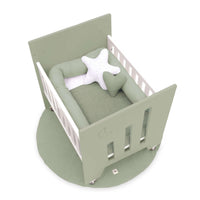 Culla co-sleeping (5in1) con ruote 60x80 cm verde-oliva · Omni Uno Erba