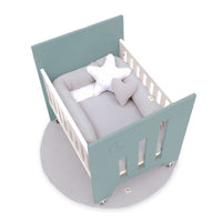 Culla co-sleeping (5in1) con ruote 60x80 cm verde eucalipto · Omni Uno Eucalyptus