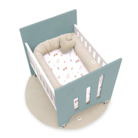 Culla co-sleeping (5in1) con ruote 60x80 cm verde eucalipto · Omni Uno Eucalyptus