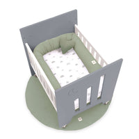 Culla co-sleeping (5in1) con ruote 60x80 cm antracite · Omni Uno Antracita