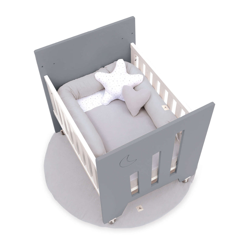 Culla co-sleeping (5in1) con ruote 60x80 cm antracite · Omni Uno Antracita