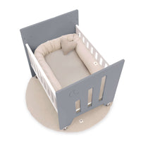 Culla co-sleeping (5in1) con ruote 60x80 cm antracite · Omni Uno Antracita